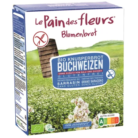 Pieczywo Chrupkie Gryczane BIO Bezglutenowe – Le Pain des Fleurs