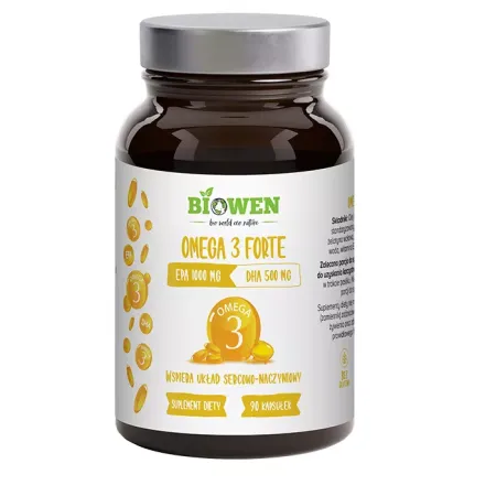 Omega-3 Forte Biowen – Kapsułki z EPA i DHA, Bez Glutenu