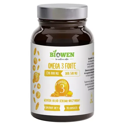 Omega-3 Forte Biowen – Kapsułki z EPA i DHA, Bez Glutenu