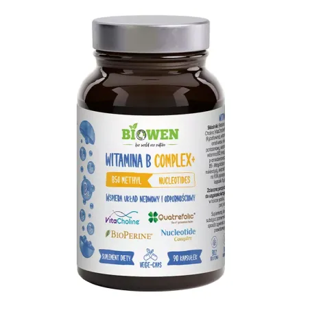 Witamina B COMPLEX+ Biowen – Wegański suplement bez glutenu