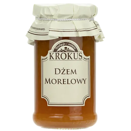 Dżem morelowy bez glutenu i obniżonej zawartości cukru – Krokus