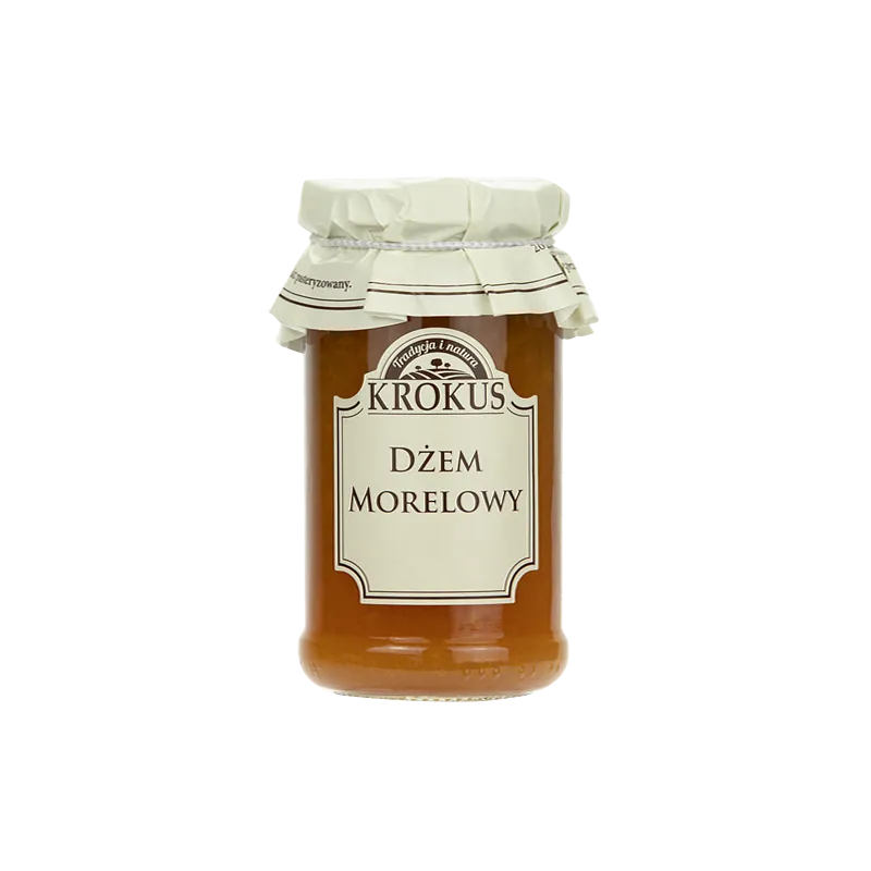 Dżem morelowy bez glutenu i obniżonej zawartości cukru – Krokus