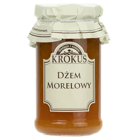 Dżem morelowy bez glutenu i obniżonej zawartości cukru – Krokus