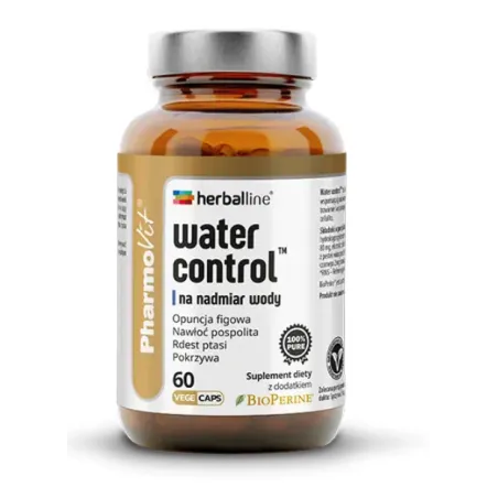 Kapsułki na Nadmiar Wody w Organizmie (Water Control) Bezglutenowe, 60 szt.