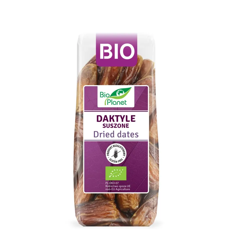 Daktyle Suszone Bezglutenowe BIO 150 g – Naturalna Słodycz
