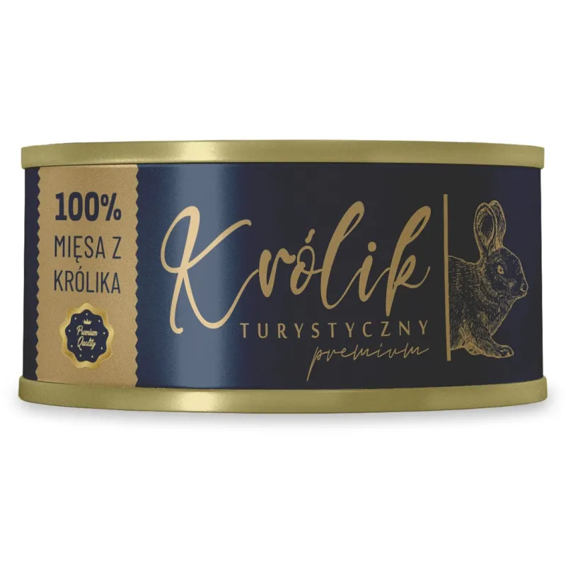 Królik turystyczny Premium bezglutenowy 300 g – zdrowa konserwa AMCIU