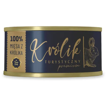 Królik turystyczny Premium bezglutenowy 300 g – zdrowa konserwa AMCIU