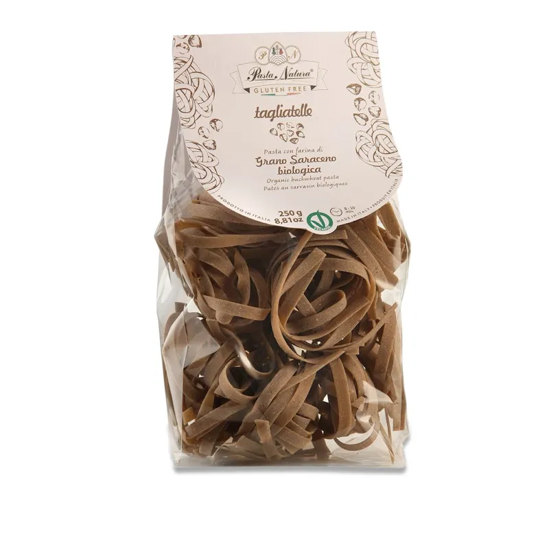 Makaron gryczany tagliatelle BIO 250 g – bezglutenowy, ekologiczny